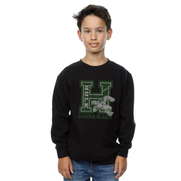 Marvel Boys Hulk Gamma Blast Sweatshirt
