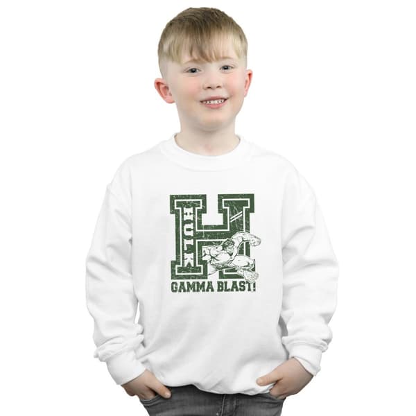 Marvel Boys Hulk Gamma Blast Sweatshirt