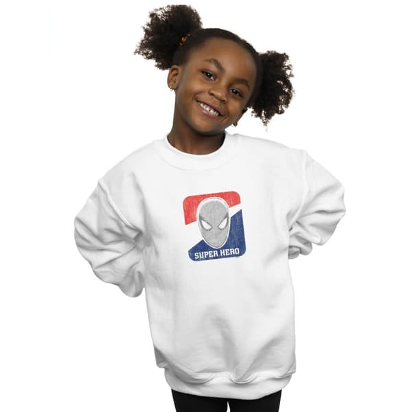 Marvel Girls Spider-Man Superhero Sports Sweatshirt