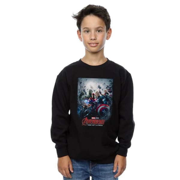 Marvel Studios Boys Avengers Age Of Ultron Poster Sweatshirt
