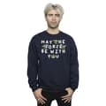 Miniatyrbild 2 av 4: Star Wars Mens The Mandalorian Grogu May The Force Be With You Sweatshirt