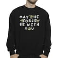 Miniatyrbilde 3 av 4: Star Wars Mens The Mandalorian Grogu May The Force Be With You Sweatshirt