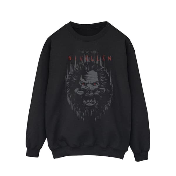 Netflix Mens The Witcher Nivellen Sweatshirt Black XXL