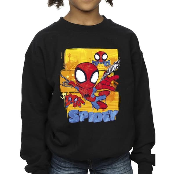 Marvel Girls Spidey And His Amazing Friends Flying Sweatshirt