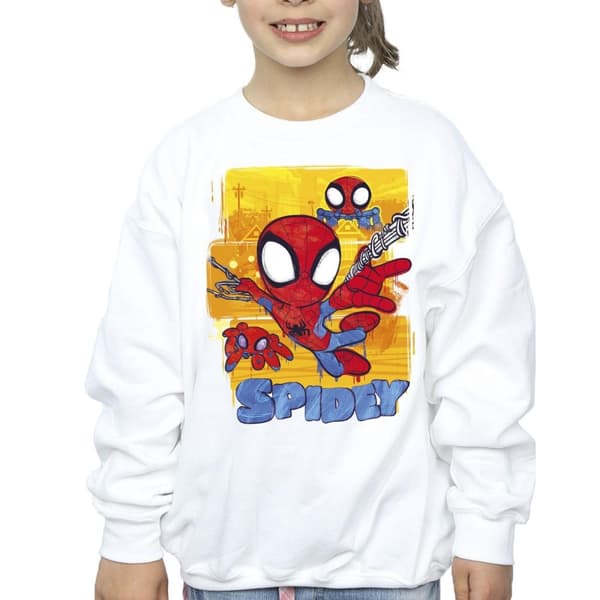 Marvel Girls Spidey And His Amazing Friends Flying Sweatshirt