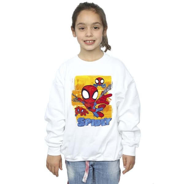 Marvel Girls Spidey And His Amazing Friends Flying Sweatshirt