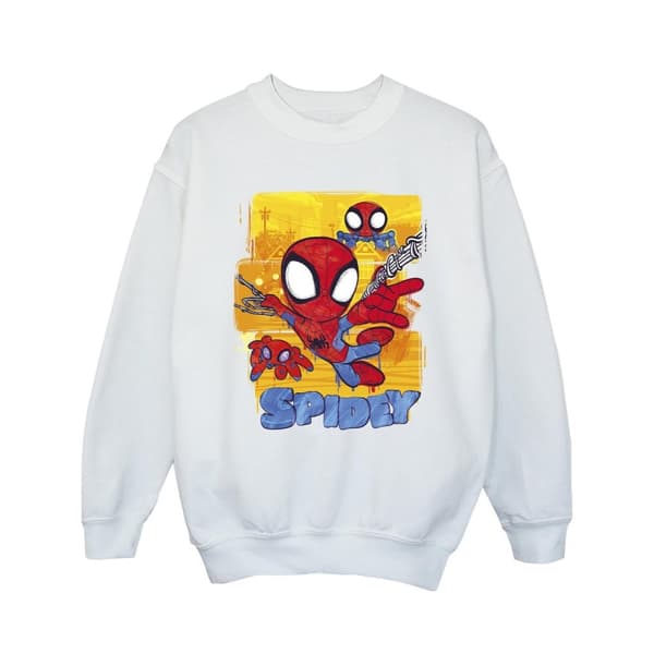 Marvel Girls Spidey And His Amazing Friends Flying Sweatshirt