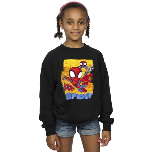 Marvel Girls Spidey And His Amazing Friends Flying Sweatshirt