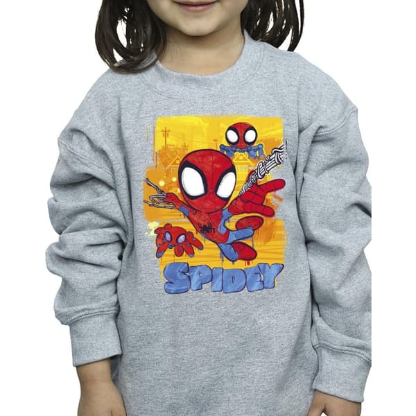 Marvel Girls Spidey And His Amazing Friends Flying Sweatshirt