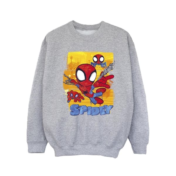 Marvel Girls Spidey And His Amazing Friends Flying Sweatshirt