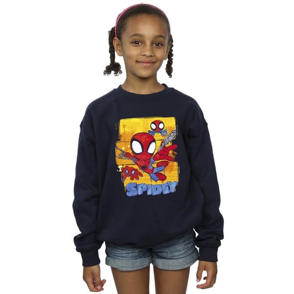 Marvel Girls Spidey And His Amazing Friends Flying Sweatshirt