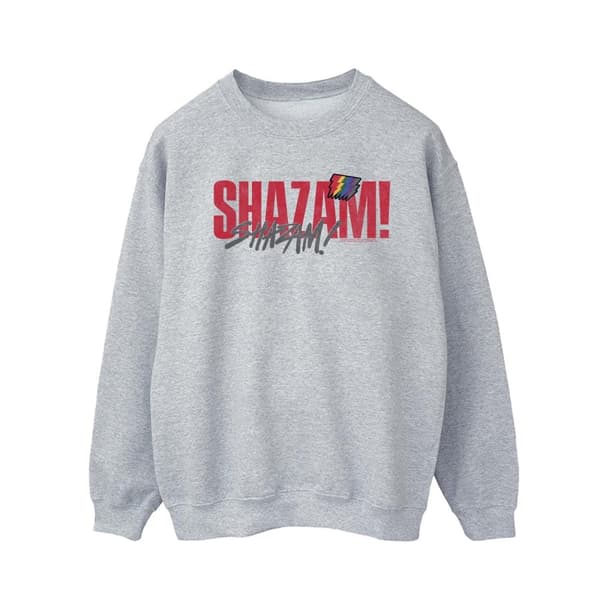 DC Comics Mens Shazam Fury Of The Gods Pride Distress Sweatshirt