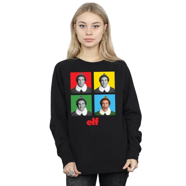 Elf Dam/kvinnor Four Faces Sweatshirt