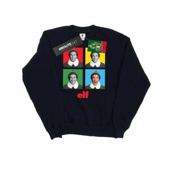 Elf Dam/kvinnor Four Faces Sweatshirt