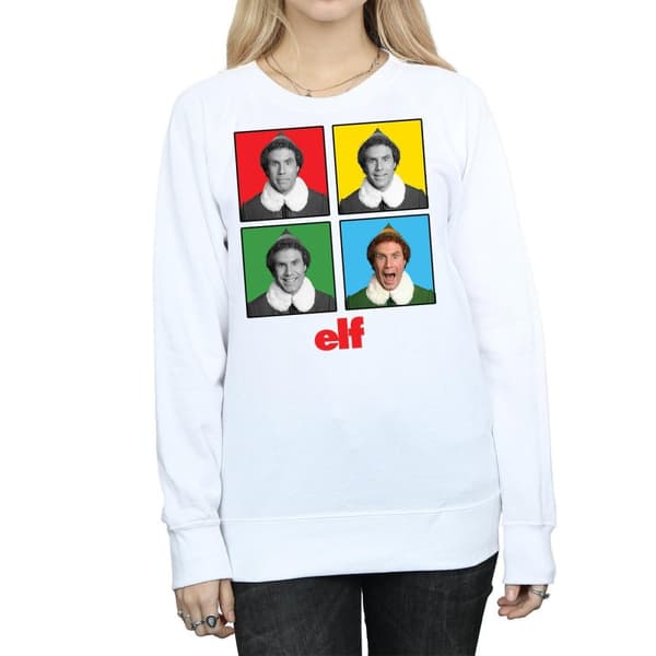 Elf Dam/kvinnor Four Faces Sweatshirt