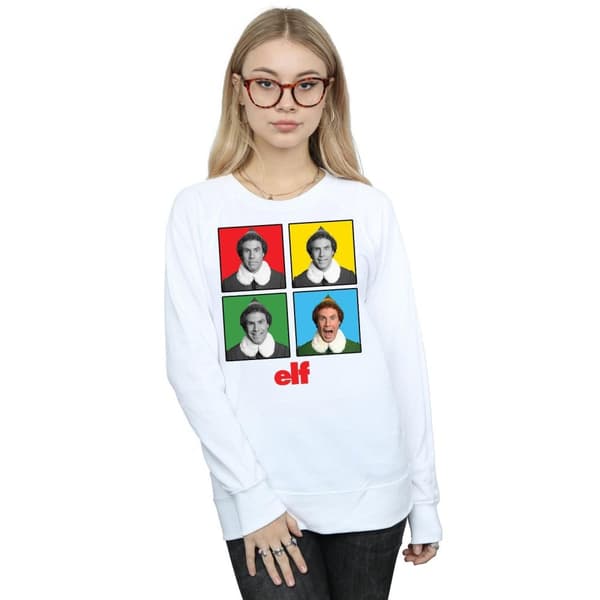 Elf Dam/kvinnor Four Faces Sweatshirt