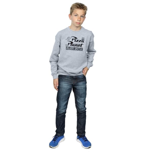 Disney Boys Toy Story Pizza Planet Logo Sweatshirt