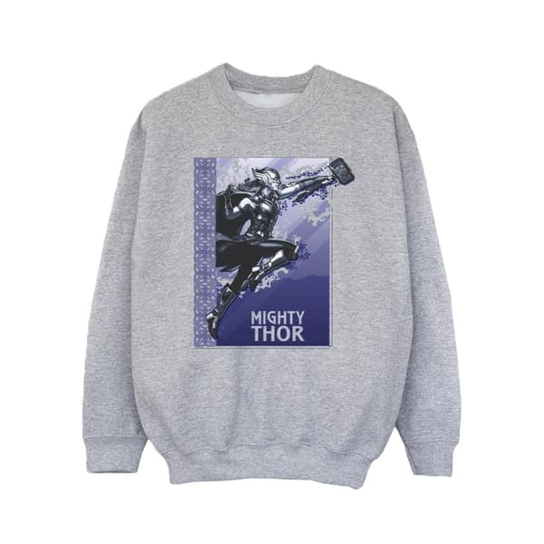 Marvel Girls Thor Love And Thunder Mighty Thor Sweatshirt