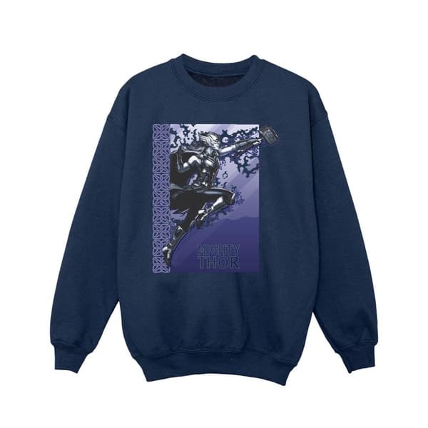 Marvel Girls Thor Love And Thunder Mighty Thor Sweatshirt