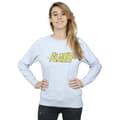 Miniatyrbillede 2 af 5: DC Comics Womens/Ladies Flash Crackle Logo Sweatshirt