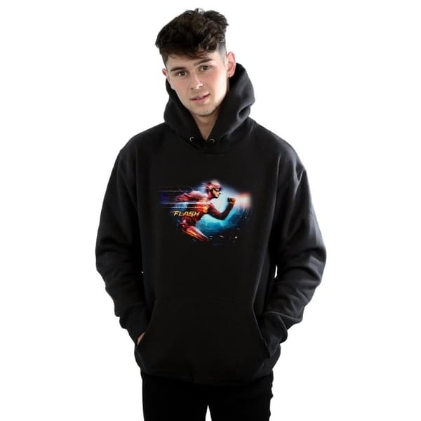 DC Comics Mens The Flash Sparks Hoodie