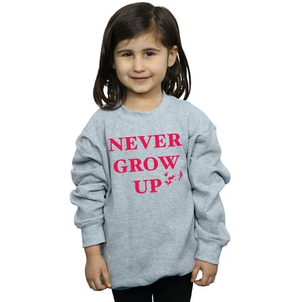 Disney Girls Peter Pan Never Grow Up Sweatshirt
