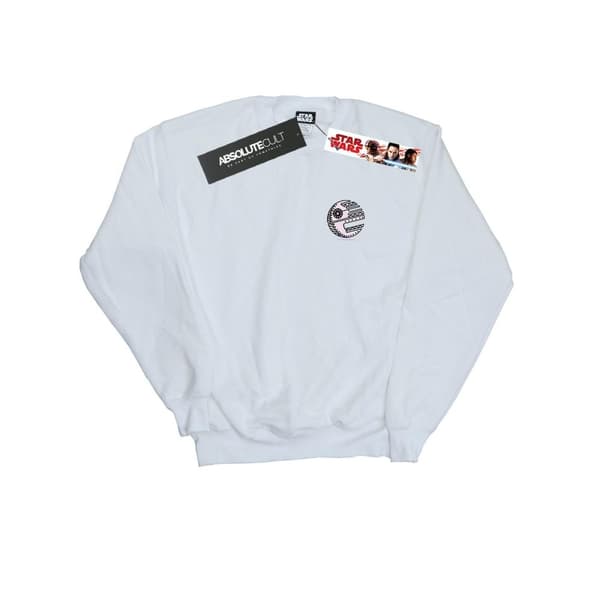 Star Wars Womens/Ladies Death Star Chest Print Sweatshirt White S