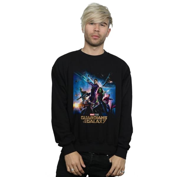 Marvel Studios Mens Guardians Of The Galaxy Poster Sweatshirt