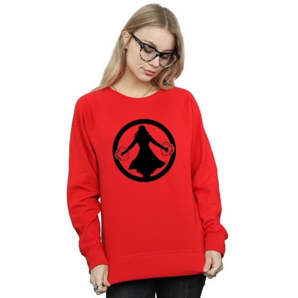 Marvel Womens/Ladies Scarlet Witch Symbol Sweatshirt