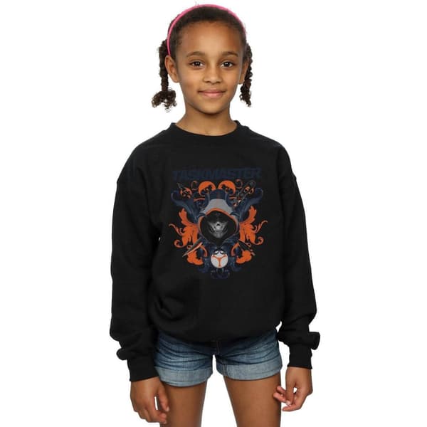 Marvel Girls Black Widow Movie Taskmaster Oriental Sweatshirt