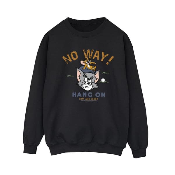 Tom And Jerry Womens/Ladies Hang On Golf Sweatshirt