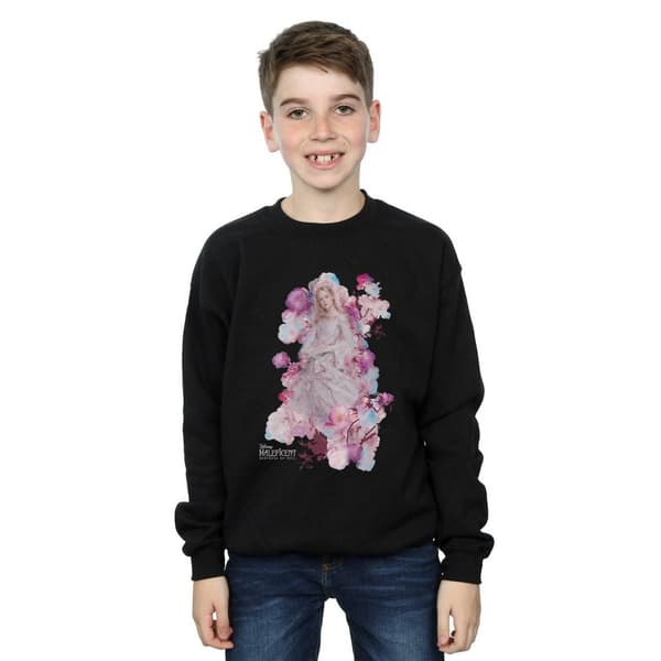 Disney Boys Maleficent Mistress Of Evil Aurora Rose Bush Sweatshirt