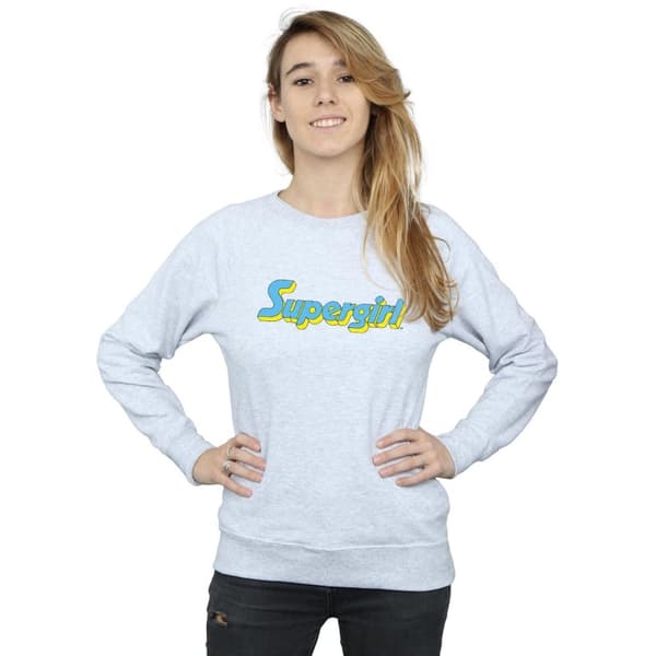DC Comics Womens/Ladies Supergirl Text Logo Sweatshirt