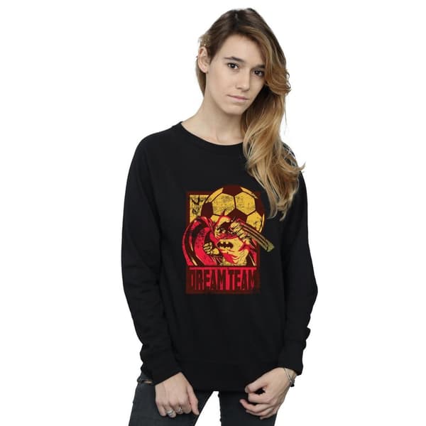 DC Comics Womens/Ladies Batman Football Dream Team Sweatshirt