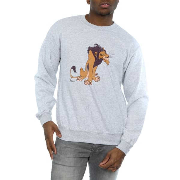 Disney Mens Classic Scar Sweatshirt