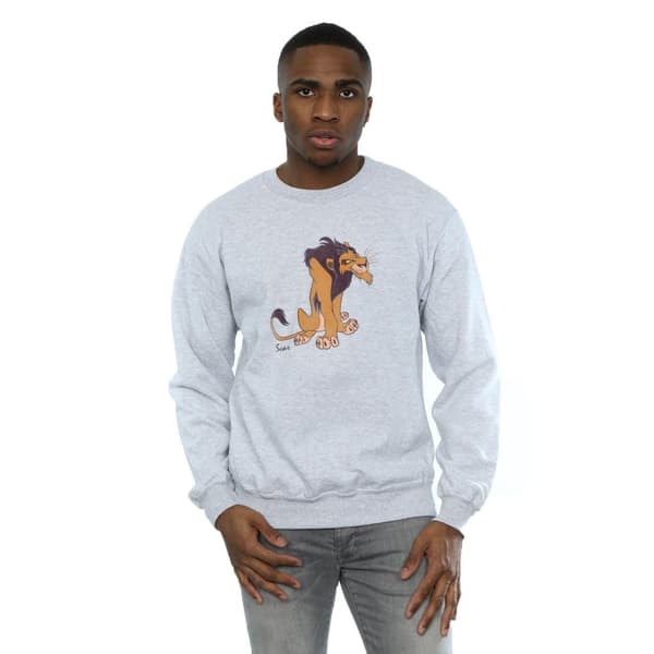 Disney Mens Classic Scar Sweatshirt