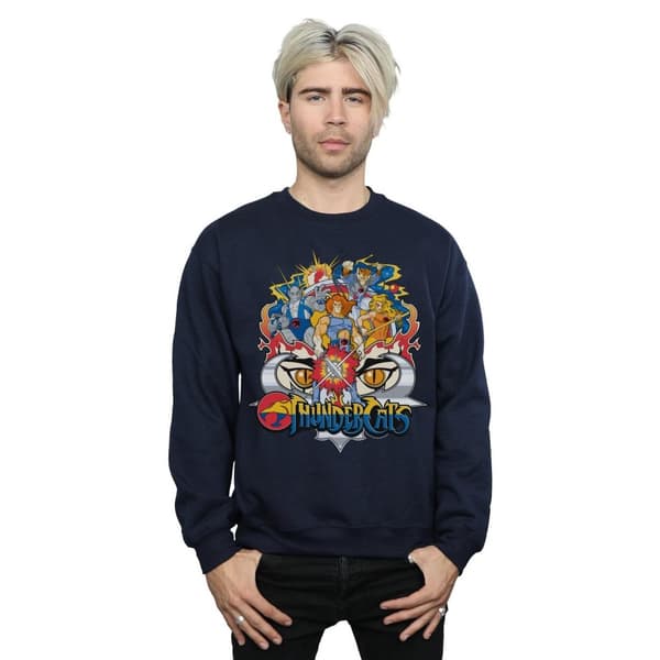 Thundercats Mens Action Group Shot Sweatshirt