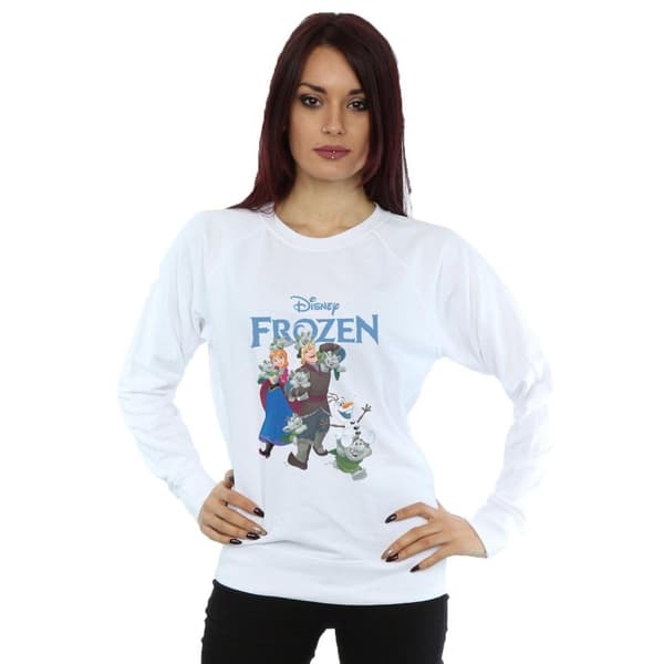 Disney Dam/Tjej Frozen Happy Trolls Sweatshirt