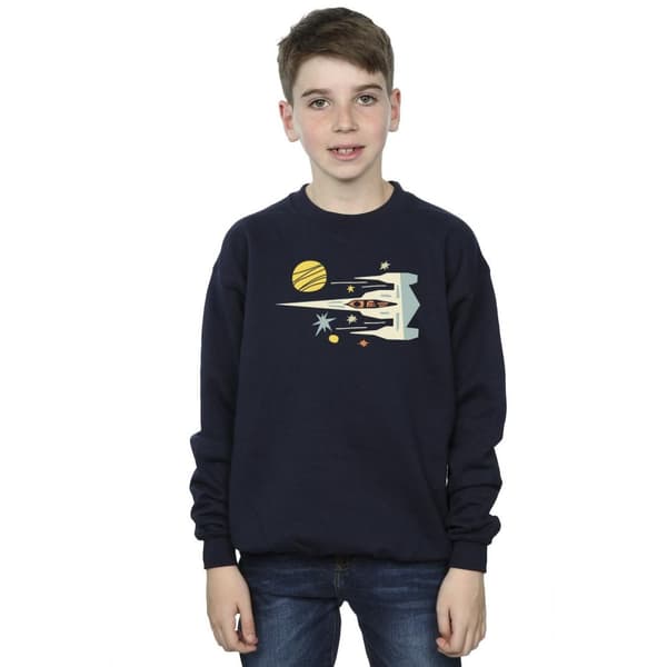 Star Wars Boys The Mandalorian Cutout Ship Sweatshirt