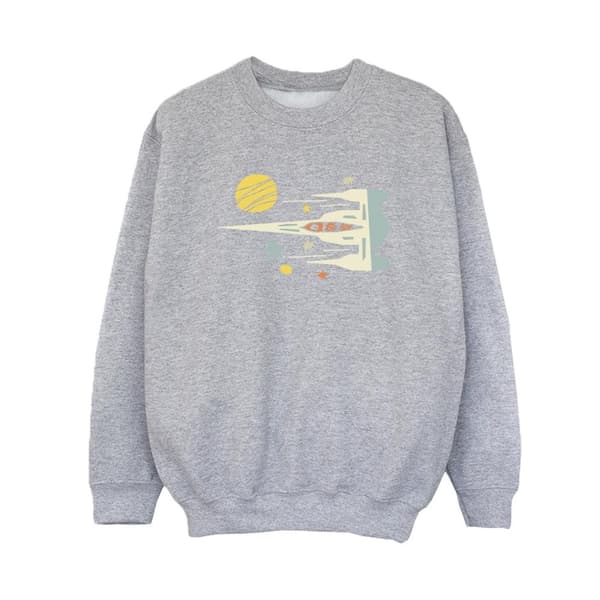 Star Wars Boys The Mandalorian Cutout Ship Sweatshirt