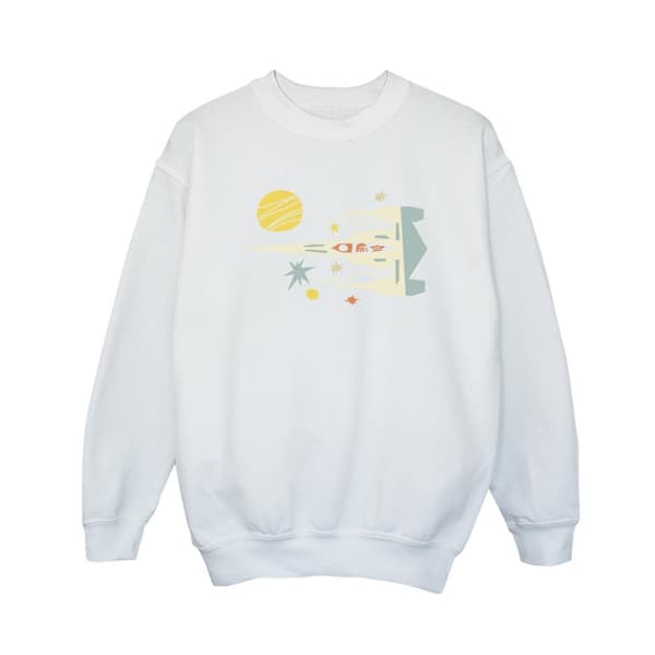 Star Wars Boys The Mandalorian Cutout Ship Sweatshirt