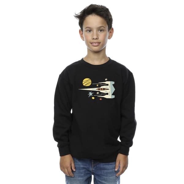 Star Wars Boys The Mandalorian Cutout Ship Sweatshirt