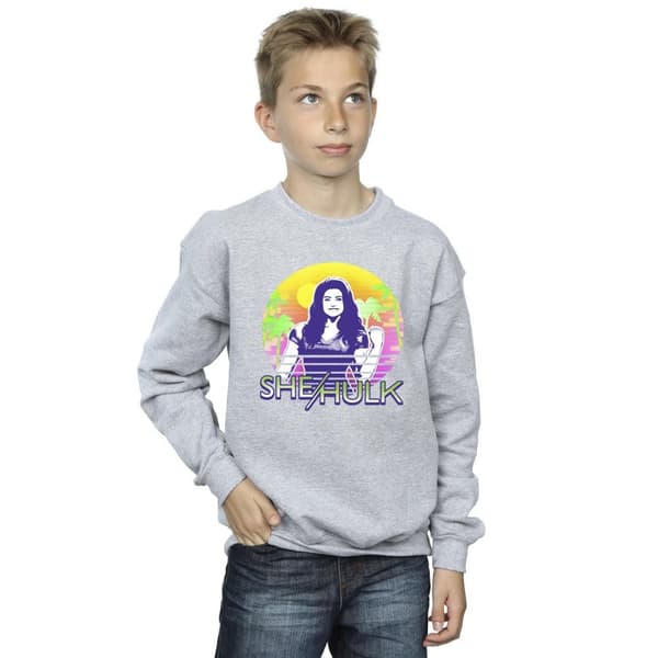 Marvel Pojkar She-Hulk: Attorney At Law Sunset Smile Sweatshirt
