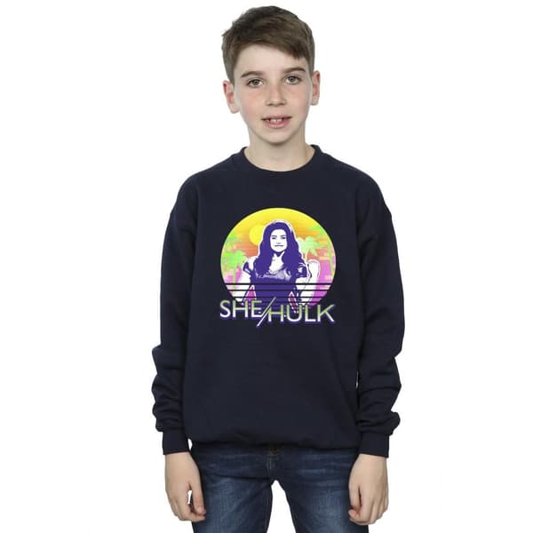Marvel Pojkar She-Hulk: Attorney At Law Sunset Smile Sweatshirt