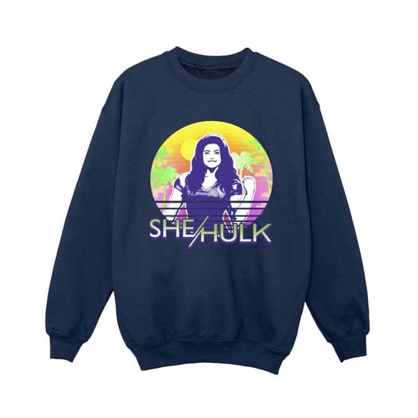 Marvel Pojkar She-Hulk: Attorney At Law Sunset Smile Sweatshirt
