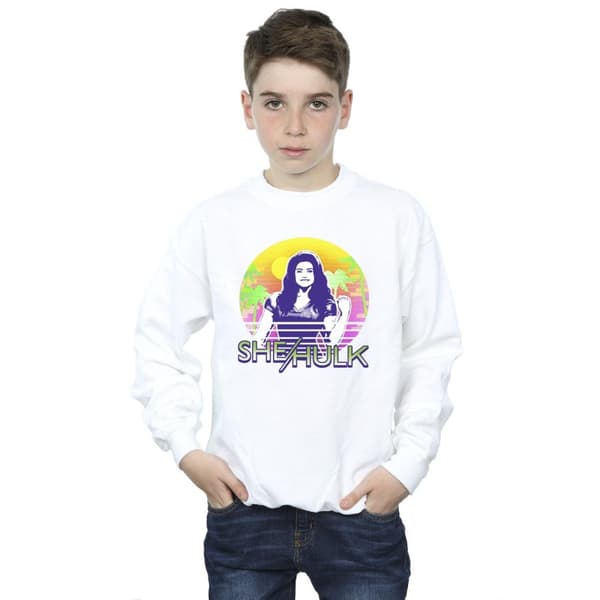 Marvel Pojkar She-Hulk: Attorney At Law Sunset Smile Sweatshirt