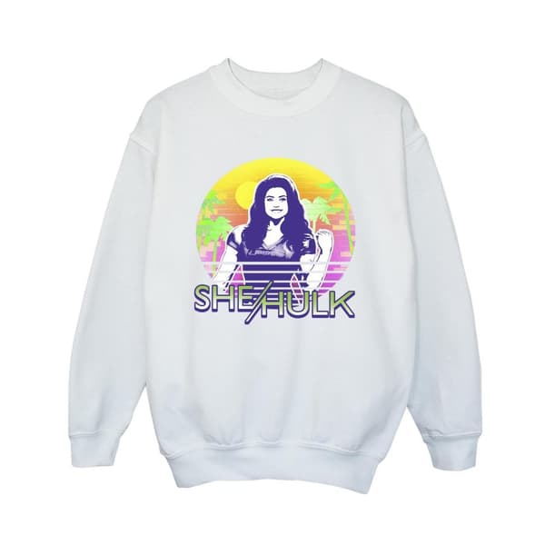 Marvel Pojkar She-Hulk: Attorney At Law Sunset Smile Sweatshirt