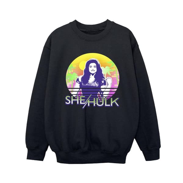 Marvel Pojkar She-Hulk: Attorney At Law Sunset Smile Sweatshirt