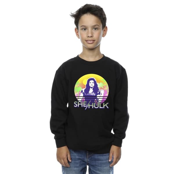 Marvel Pojkar She-Hulk: Attorney At Law Sunset Smile Sweatshirt