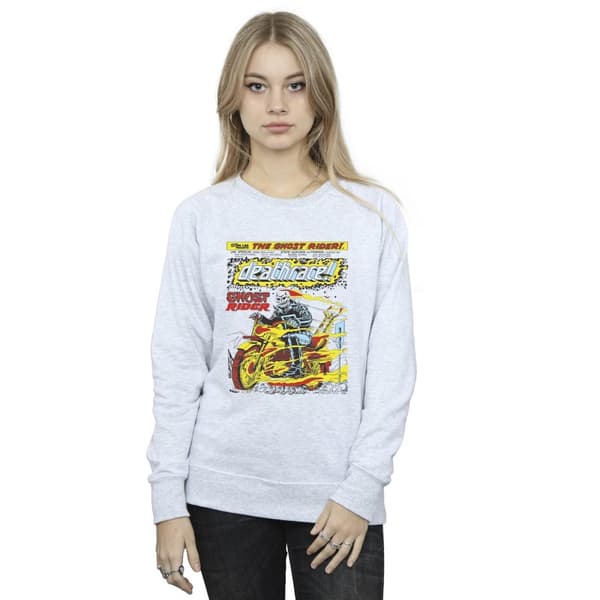 Marvel Womens/Ladies Ghost Rider Chest Deathrace Sweatshirt